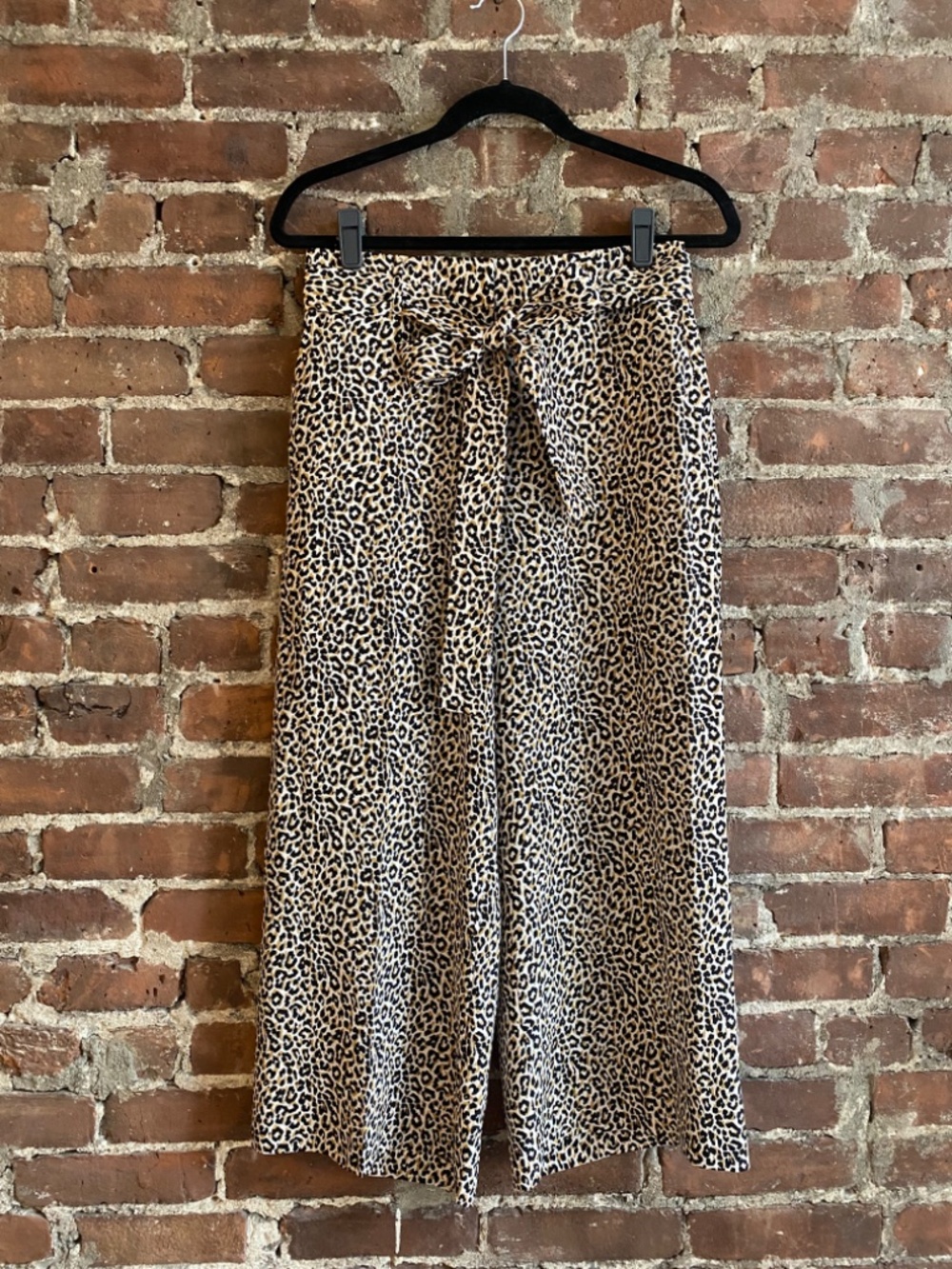 Jcrew 100% Silk Cheetah Print Pants